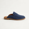 Vonta Blue Suede Men's Mule Loafers