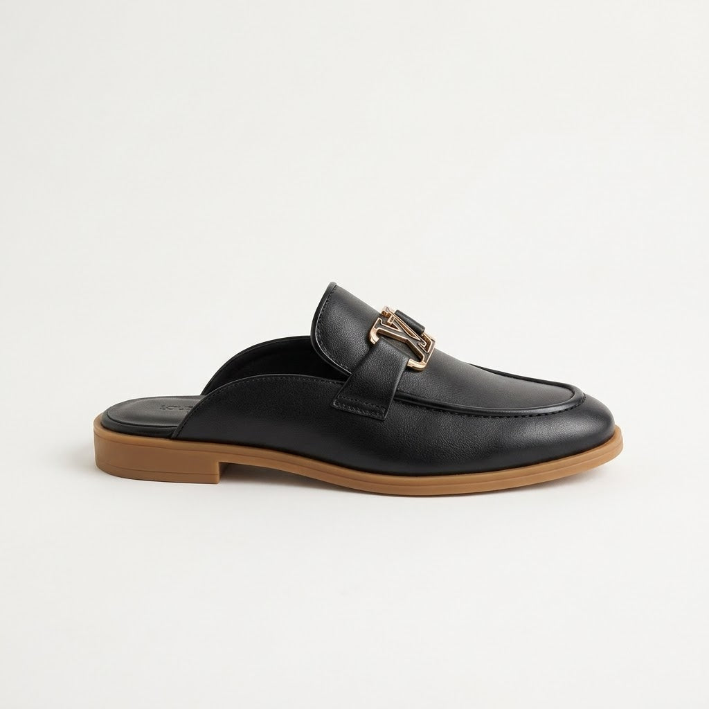 Vonta Signature Black Mule