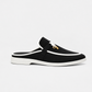 Black Suede Men's Mule Loafer